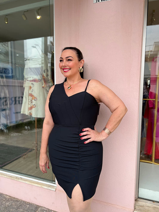 Vestido poliamida