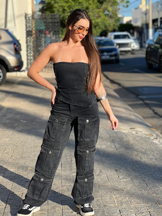 Blusa jeans