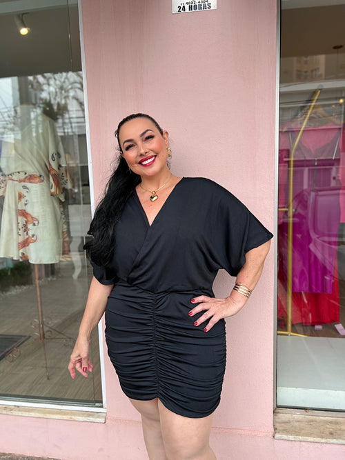 Vestido drapeado