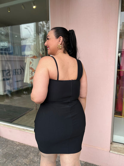 Vestido poliamida