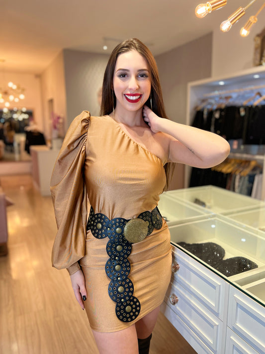 Vestido acetinado