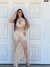 Carregar imagem no visualizador da galeria, Vestido luxo franjas
