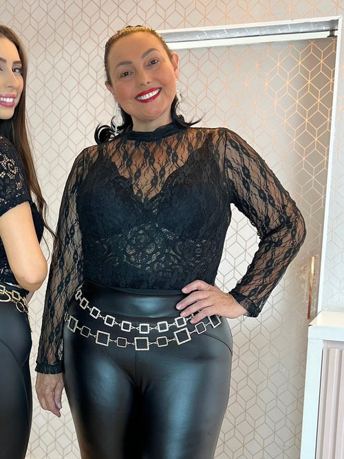 Body renda plus size