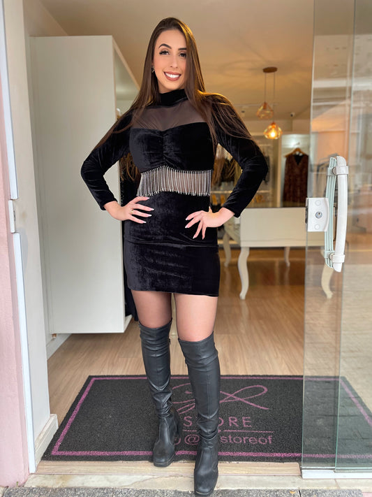 Vestido veludo
