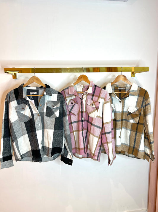 Camisa xadrez flanelada