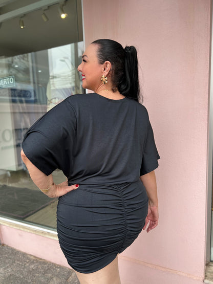 Vestido drapeado
