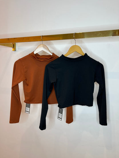 Cropped manga longa