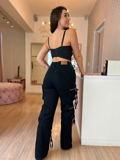 Cropped flores brilho